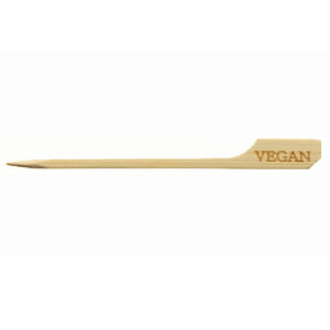 Skewers Branded with Vegan  (Pack of 1000)