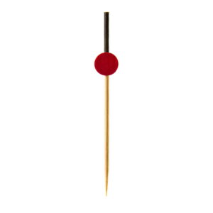 Red Disc Bamboo Skewer - 90mm  (Pack of 1000)