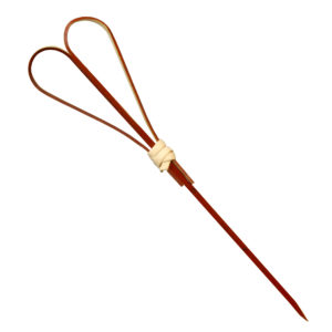 Bamboo Looped Heart Red Skewer - 120mm  (Pack of 1000)
